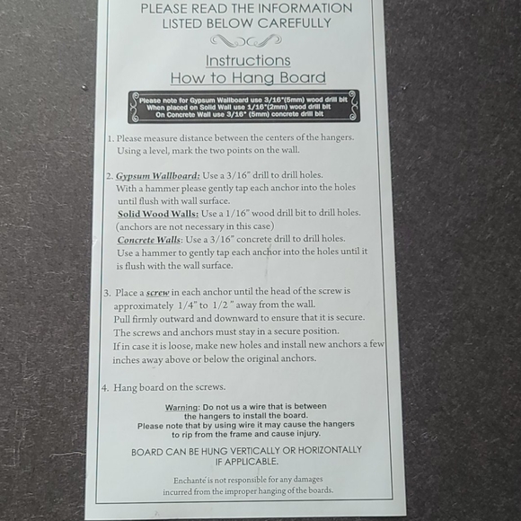 Hang board - Picture 3 of 4